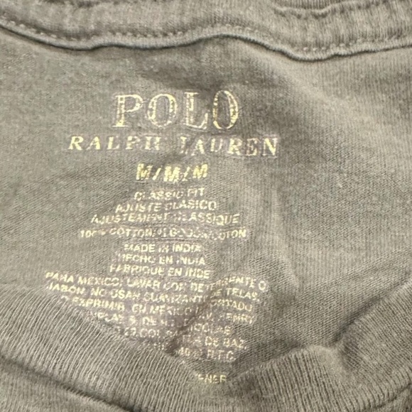 EUC! Mens Polo Ralph Lauren Red and Green T-Shirts Sz M - Picture 4 of 4